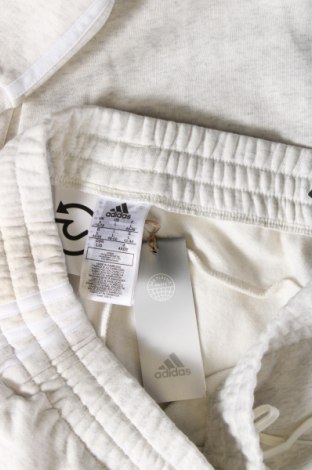 Γυναικείο αθλητικό παντελόνι Adidas, Μέγεθος L, Χρώμα Εκρού, Τιμή 47,94 €
