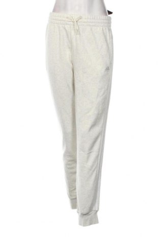 Γυναικείο αθλητικό παντελόνι Adidas, Μέγεθος L, Χρώμα Εκρού, Τιμή 28,76 €