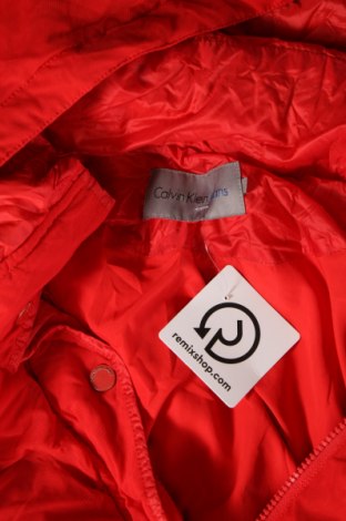 Dámská bunda  Calvin Klein Jeans, Velikost M, Barva Červená, Cena  1 552,00 Kč