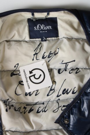 Γυναικείο μπουφάν S.Oliver, Μέγεθος S, Χρώμα Μπλέ, Τιμή 16,82 €