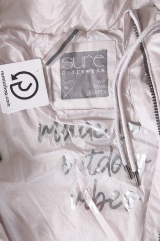 Γυναικείο μπουφάν Sure, Μέγεθος M, Χρώμα  Μπέζ, Τιμή 19,38 €