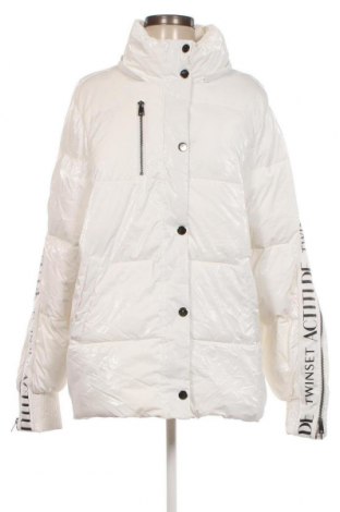 Γυναικείο μπουφάν TWINSET, Μέγεθος L, Χρώμα Λευκό, Τιμή 77,07 €