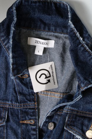 Γυναικείο μπουφάν Zenana, Μέγεθος L, Χρώμα Μπλέ, Τιμή 11,10 €
