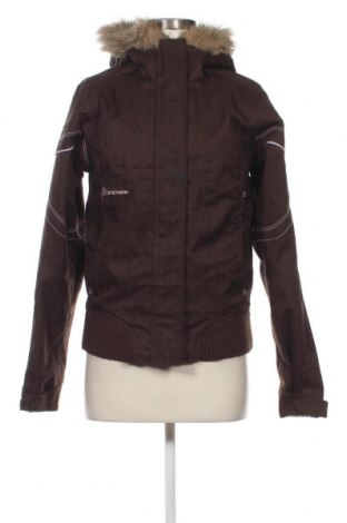 Γυναίκειο μπουφάν για χειμερινά σπορ Ziener, Μέγεθος XS, Χρώμα Καφέ, Τιμή 120,81 €