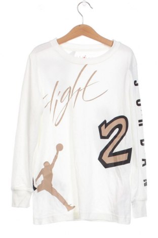 Bluză pentru copii Air Jordan Nike, Mărime 7-8y/ 128-134 cm, Culoare Alb, Preț 207,89 Lei