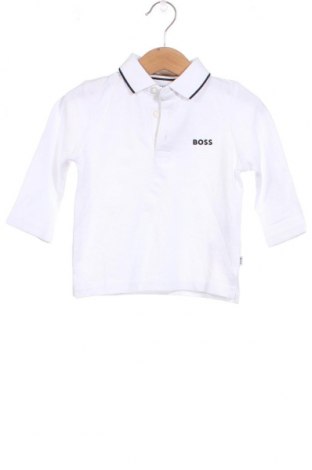 Детска блуза Hugo Boss, Размер 9-12m/ 74-80 см, Цвят Бял, Цена 41,50 лв.