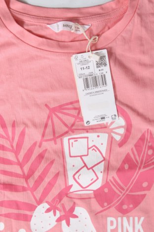 Kinder Shirt Mango, Größe 11-12y/ 152-158 cm, Farbe Rosa, Preis 6,70 €