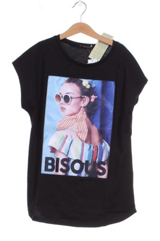 Kinder Shirt Sisley, Größe 11-12y/ 152-158 cm, Farbe Schwarz, Preis 19,28 €