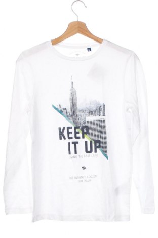 Kinder Shirt Tom Tailor, Größe 11-12y/ 152-158 cm, Farbe Weiß, Preis 6,13 €