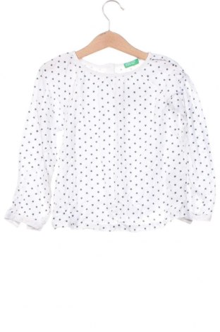 Kinder Shirt United Colors Of Benetton, Größe 4-5y/ 110-116 cm, Farbe Weiß, Preis 6,27 €