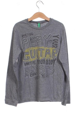 Kinder Shirt United Colors Of Benetton, Größe 9-10y/ 140-146 cm, Farbe Grau, Preis € 6,74