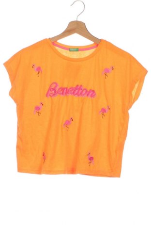 Dziecięca bluzka United Colors Of Benetton, Rozmiar 15-18y/ 170-176 cm, Kolor Pomarańczowy, Cena 35,19 zł