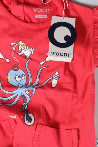 Kinder Shirt Woody, Größe 18-24m/ 86-98 cm, Farbe Rosa, Preis 3,71 €