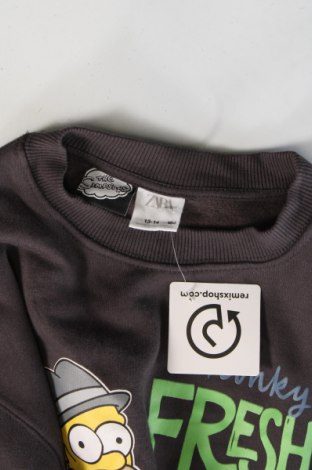 Kinder Shirt Zara, Größe 13-14y/ 164-168 cm, Farbe Grau, Preis 9,74 €