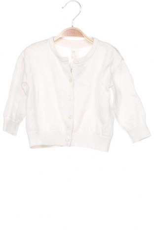Kinder Strickjacke H&M, Größe 6-9m/ 68-74 cm, Farbe Weiß, Preis 4,70 €