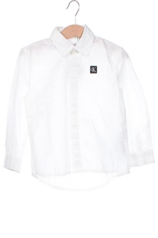 Детска риза Calvin Klein Jeans, Размер 2-3y/ 98-104 см, Цвят Бял, Цена 54,00 лв.