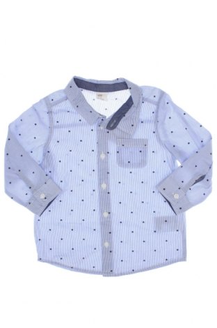 Kinderhemd H&M, Größe 12-18m/ 80-86 cm, Farbe Blau, Preis 3,61 €