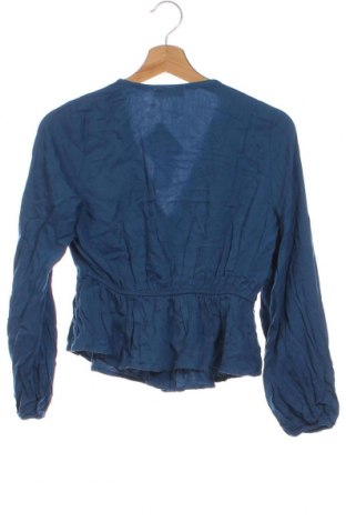 Kinderhemd Mango, Größe 11-12y/ 152-158 cm, Farbe Blau, Preis 7,52 €