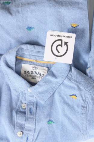 Kinderhemd Marks & Spencer, Größe 5-6y/ 116-122 cm, Farbe Blau, Preis € 7,00