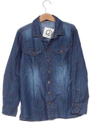 Kinderhemd Pepco, Größe 7-8y/ 128-134 cm, Farbe Blau, Preis € 3,42