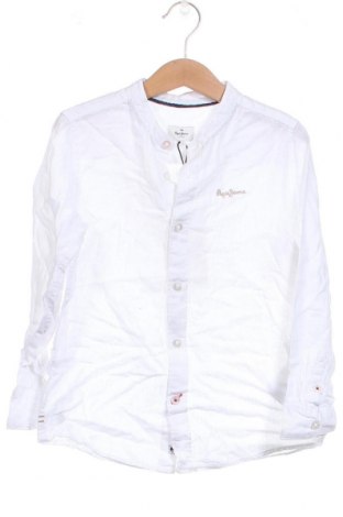 Детска риза Pepe Jeans, Размер 5-6y/ 116-122 см, Цвят Бял, Цена 38,76 лв.