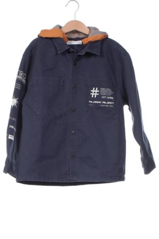 Kinderhemd Zara, Größe 7-8y/ 128-134 cm, Farbe Blau, Preis 4,08 €