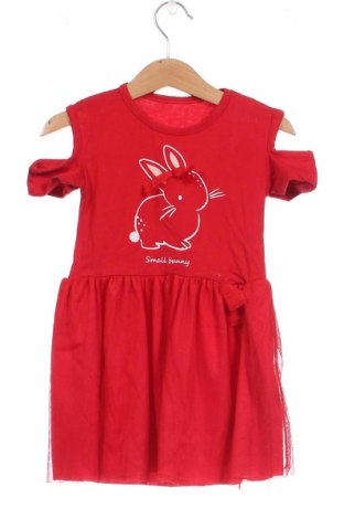 Kinderkleid, Größe 12-18m/ 80-86 cm, Farbe Rot, Preis € 7,10