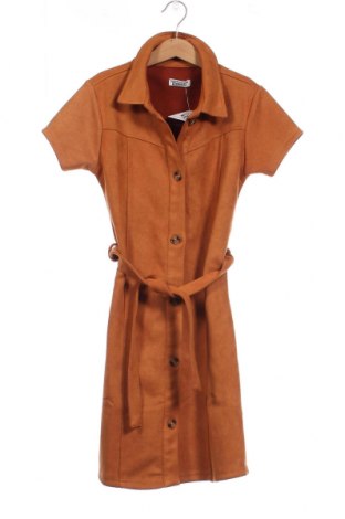 Детска рокля DjDutchJeans, Размер 11-12y/ 152-158 см, Цвят Оранжев, Цена 21,60 лв.