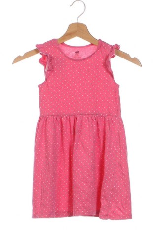 Детска рокля H&M, Размер 4-5y/ 110-116 см, Цвят Розов, Цена 16,40 лв.