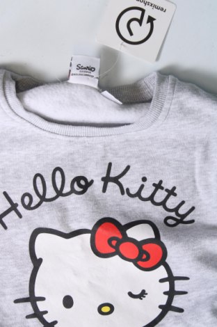 Детска рокля Hello Kitty, Размер 6-7y/ 122-128 см, Цвят Сив, Цена 33,71 лв.