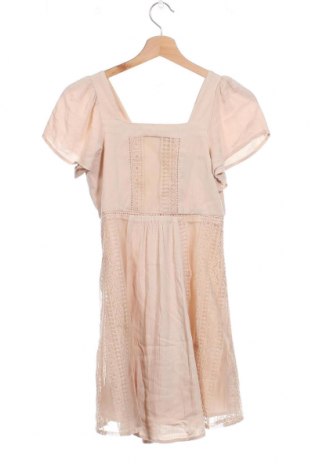Детска рокля Reserved, Размер 9-10y/ 140-146 см, Цвят Бежов, Цена 16,53 лв.