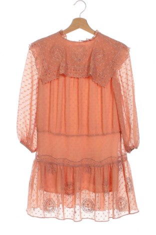 Детска рокля Zara, Размер 8-9y/ 134-140 см, Цвят Оранжев, Цена 15,60 лв.
