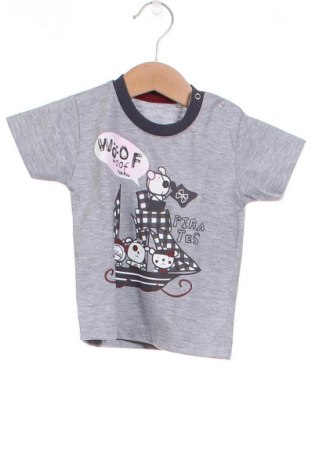 Dziecięcy T-shirt, Rozmiar 6-9m/ 68-74 cm, Kolor Szary, Cena 22,07 zł