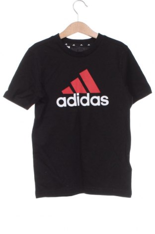 Детска тениска Adidas, Размер 7-8y/ 128-134 см, Цвят Черен, Цена 12,00 лв.