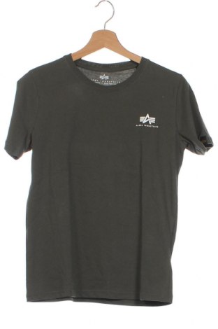 Kinder T-Shirt Alpha Industries, Größe 11-12y/ 152-158 cm, Farbe Grün, Preis 13,15 €