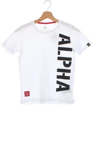 Tricou pentru copii Alpha Industries, Mărime 9-10y/ 140-146 cm, Culoare Alb, Preț 73,82 Lei