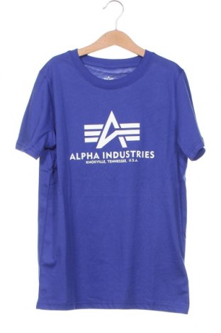 Dziecięcy T-shirt Alpha Industries, Rozmiar 9-10y/ 140-146 cm, Kolor Niebieski, Cena 81,56 zł