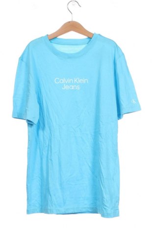 Kinder T-Shirt Calvin Klein Jeans, Größe 13-14y/ 164-168 cm, Farbe Blau, Preis 23,71 €