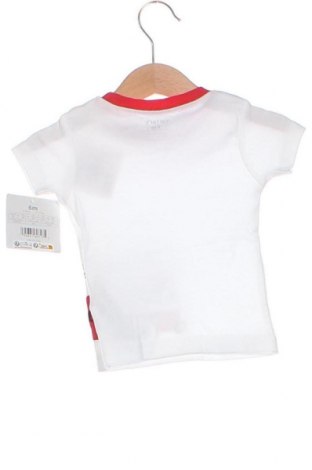 Детска тениска Carter's, Размер 3-6m/ 62-68 см, Цвят Бял, Цена 15,20 лв.