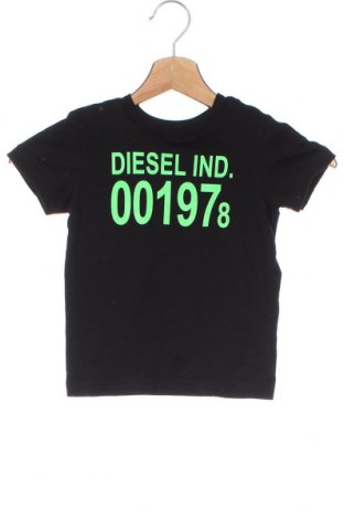 Детска тениска Diesel, Размер 4-5y/ 110-116 см, Цвят Черен, Цена 20,46 лв.