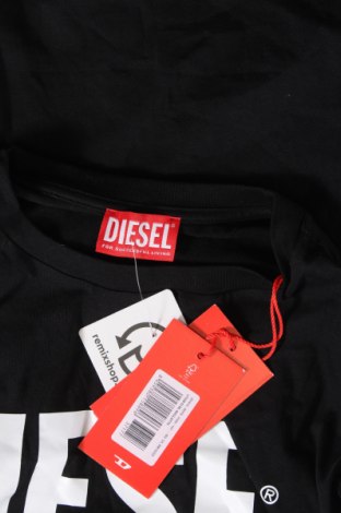 Детска тениска Diesel, Размер 15-18y/ 170-176 см, Цвят Черен, Цена 50,40 лв.