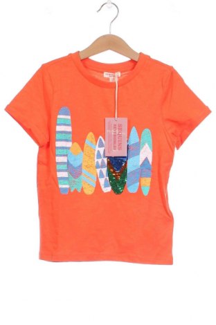 Παιδικό μπλουζάκι Du Pareil Au Meme, Μέγεθος 4-5y/ 110-116 εκ., Χρώμα Πορτοκαλί, Τιμή 8,25 €