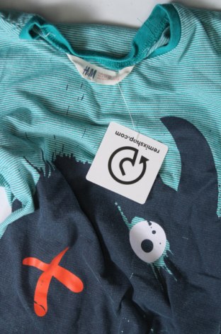 Детска тениска H&M, Размер 7-8y/ 128-134 см, Цвят Зелен, Цена 7,04 лв.