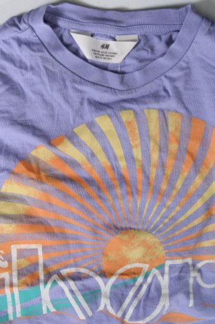 Dětské tričko  H&M, Velikost 14-15y/ 168-170 cm, Barva Fialová, Cena  87,00 Kč