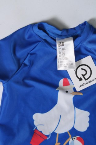 Dziecięcy T-shirt H&M, Rozmiar 18-24m/ 86-98 cm, Kolor Niebieski, Cena 27,03 zł