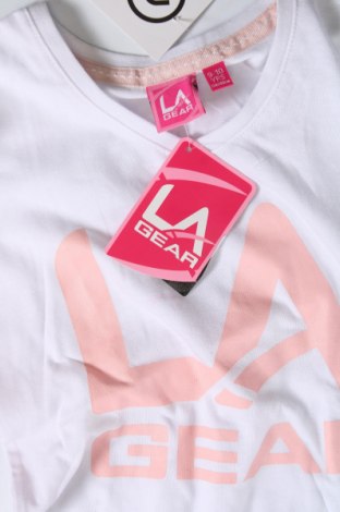 Детска тениска LA Gear, Размер 9-10y/ 140-146 см, Цвят Бял, Цена 19,80 лв.