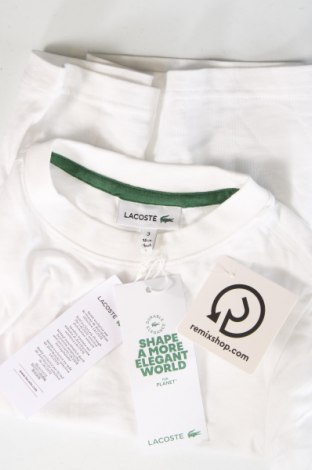 Детска тениска Lacoste, Размер 2-3y/ 98-104 см, Цвят Бял, Цена 35,20 лв.