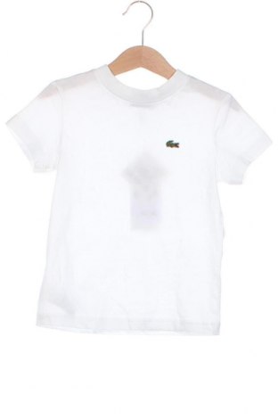 Dziecięcy T-shirt Lacoste, Rozmiar 2-3y/ 98-104 cm, Kolor Biały, Cena 170,59 zł
