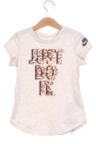 Dziecięcy T-shirt Nike, Rozmiar 3-4y/ 104-110 cm, Kolor ecru, Cena 91,96 zł