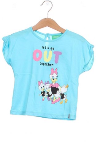 Dziecięcy T-shirt United Colors Of Benetton, Rozmiar 12-18m/ 80-86 cm, Kolor Niebieski, Cena 48,38 zł